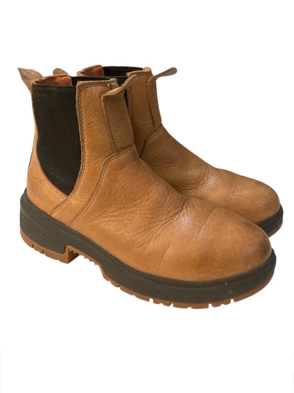 Timberland PRO® Women's Birchline Chelsea Composite Toe Boots Size 5.5 Brown